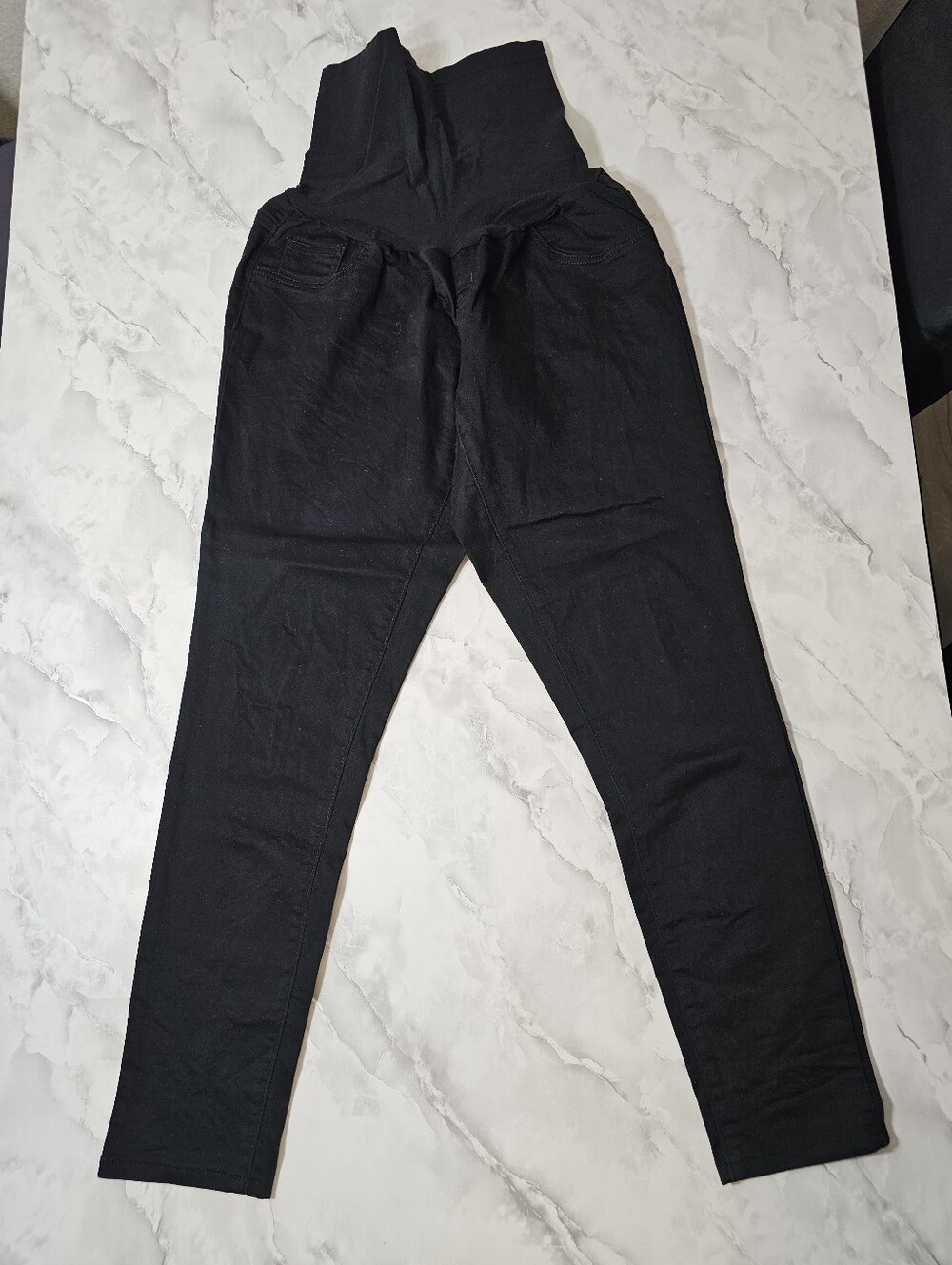 Maternity Pants XL Black Indigo Blue